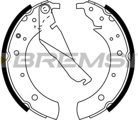 Bremsi GF0075 - Set saboti frana aaoparts.ro