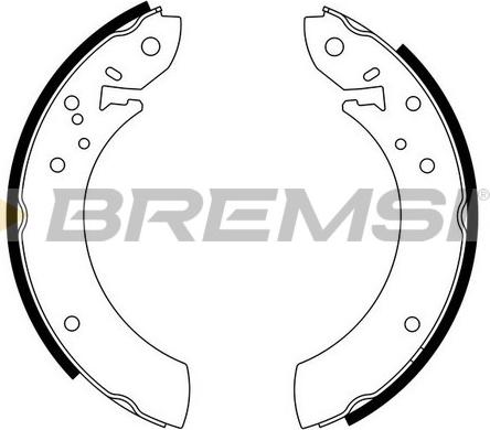 Bremsi GF0194 - Set saboti frana aaoparts.ro