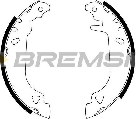 Bremsi GF0168 - Set saboti frana aaoparts.ro