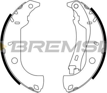 Bremsi GF0171 - Set saboti frana aaoparts.ro