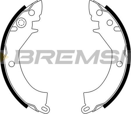 Bremsi GF0812 - Set saboti frana aaoparts.ro