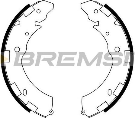 Bremsi GF0833 - Set saboti frana aaoparts.ro