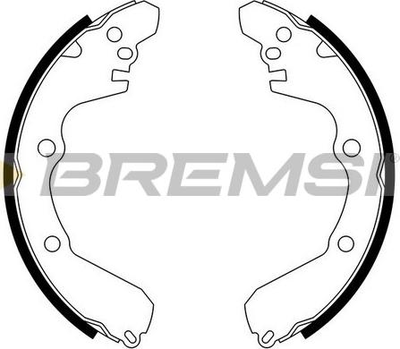 Bremsi GF0822 - Set saboti frana aaoparts.ro