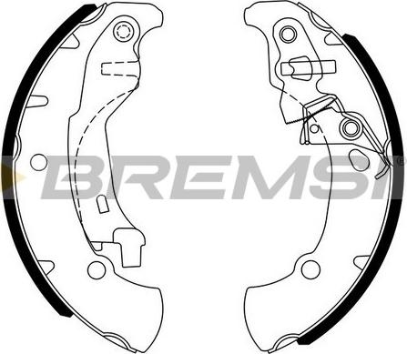 Bremsi GF0395 - Set saboti frana aaoparts.ro