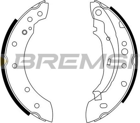 Bremsi GF0391 - Set saboti frana aaoparts.ro