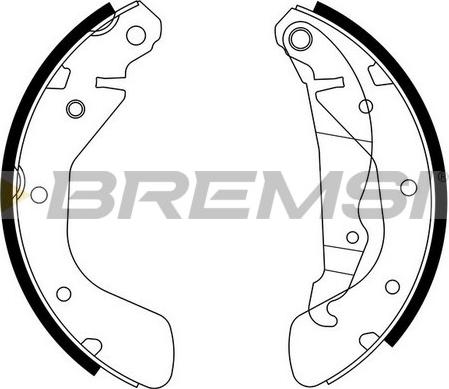 Bremsi GF0354 - Set saboti frana aaoparts.ro