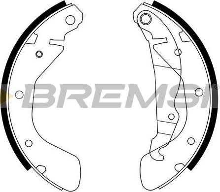 Bremsi GF0353 - Set saboti frana aaoparts.ro