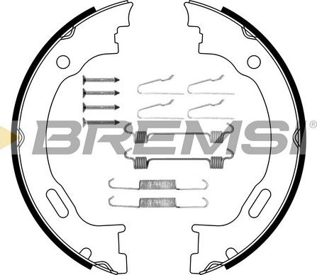 Bremsi GF0310-1 - Set saboti frana, frana de mana aaoparts.ro