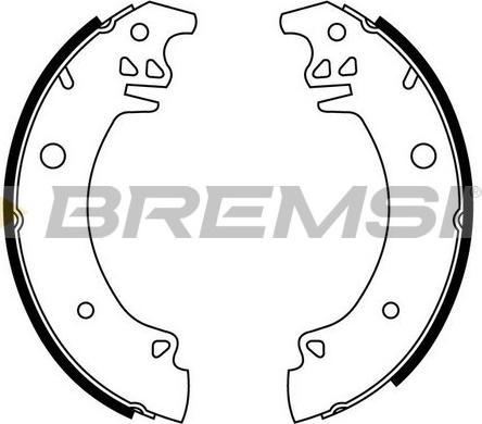 Bremsi GF0376 - Set saboti frana aaoparts.ro