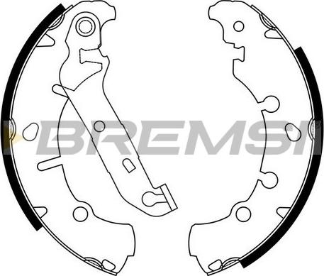Bremsi GF0243 - Set saboti frana aaoparts.ro