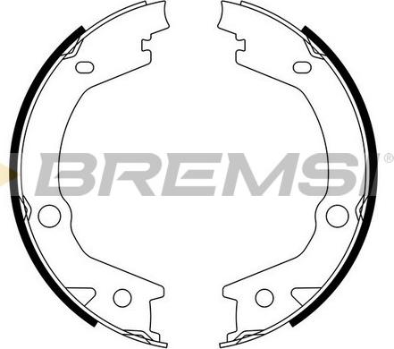 Bremsi GF0765 - Set saboti frana, frana de mana aaoparts.ro