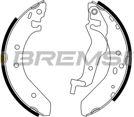 Bremsi GF0705 - Set saboti frana aaoparts.ro