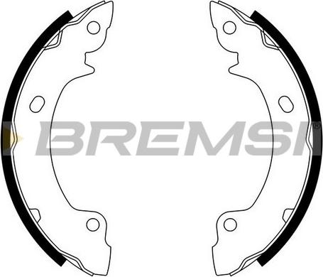Bremsi GF0731 - Set saboti frana aaoparts.ro