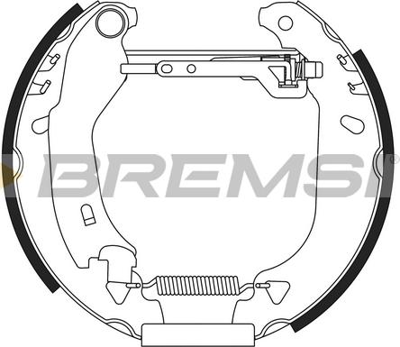 Bremsi GK0109 - Set saboti frana aaoparts.ro