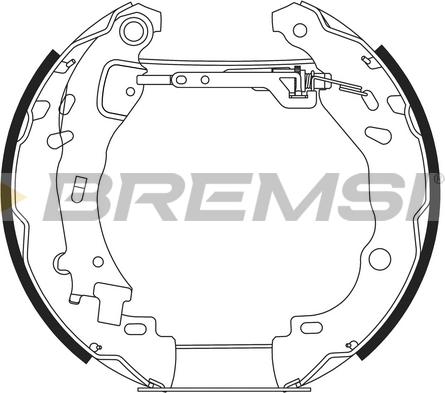 Bremsi GK0276 - Set saboti frana aaoparts.ro