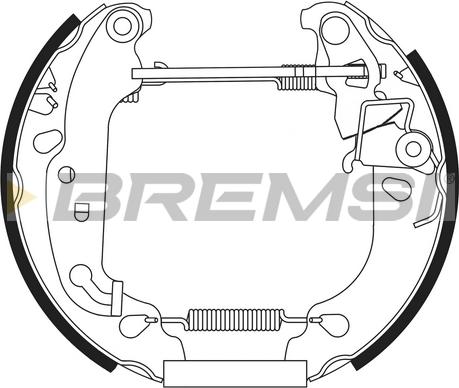 Bremsi GK0205 - Set saboti frana aaoparts.ro