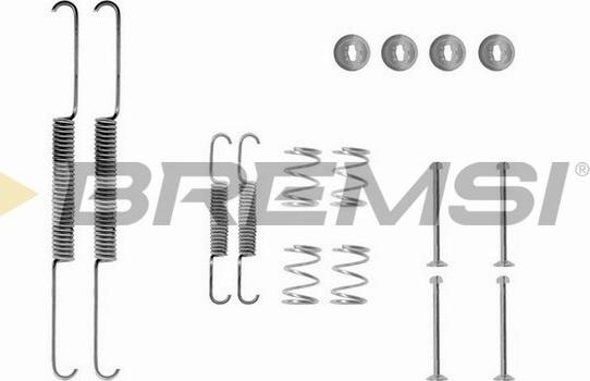 Bremsi SK0507 - Set accesorii, sabot de frana aaoparts.ro