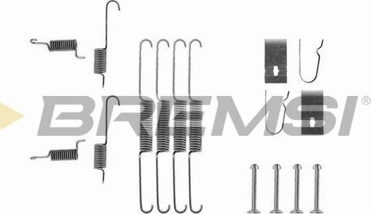 Bremsi SK0663 - Set accesorii, sabot de frana aaoparts.ro