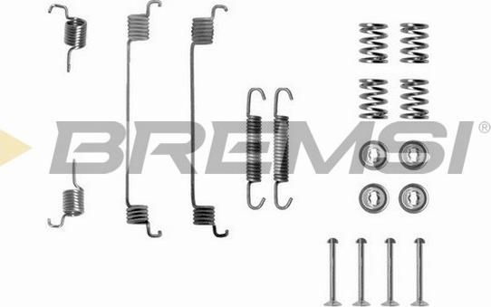 Bremsi SK0672 - Set accesorii, sabot de frana aaoparts.ro