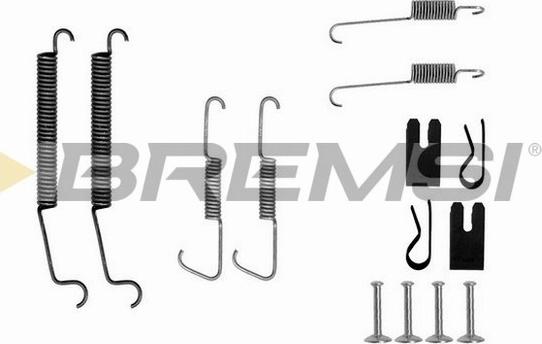 Bremsi SK0805 - Set accesorii, sabot de frana aaoparts.ro