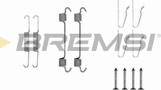 Bremsi SK0808 - Set accesorii, sabot de frana aaoparts.ro