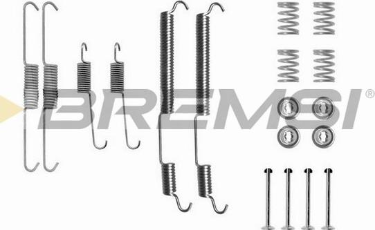 Bremsi SK0753 - Set accesorii, sabot de frana aaoparts.ro