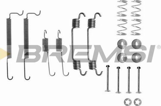 Bremsi SK0710 - Set accesorii, sabot de frana aaoparts.ro