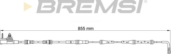 Bremsi WI0906 - Senzor de avertizare,uzura placute de frana aaoparts.ro