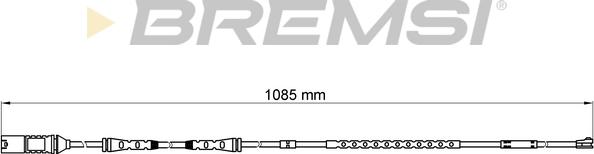 Bremsi WI0677 - Senzor de avertizare,uzura placute de frana aaoparts.ro