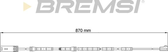 Bremsi WI0774 - Senzor de avertizare,uzura placute de frana aaoparts.ro