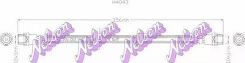 Brovex-Nelson H4043 - Furtun frana aaoparts.ro