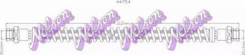 Brovex-Nelson H4754 - Furtun frana aaoparts.ro