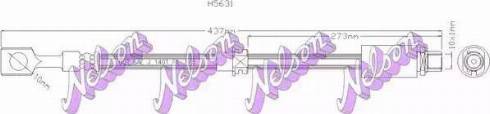 Brovex-Nelson H5631 - Furtun frana aaoparts.ro
