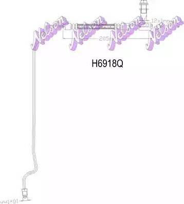 Brovex-Nelson H6918Q - Furtun frana aaoparts.ro