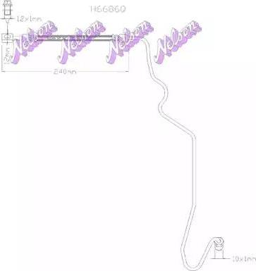 Brovex-Nelson H6686Q - Furtun frana aaoparts.ro