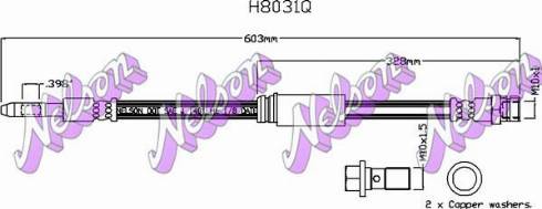 Brovex-Nelson H8031Q - Furtun frana aaoparts.ro