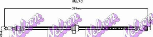 Brovex-Nelson H8240 - Furtun frana aaoparts.ro