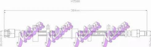 Brovex-Nelson H3588 - Furtun frana aaoparts.ro