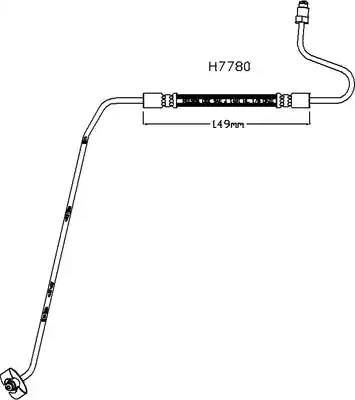 Brovex-Nelson H7780 - Furtun frana aaoparts.ro