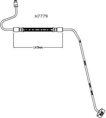 Brovex-Nelson H7779 - Furtun frana aaoparts.ro