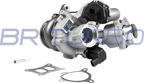 BR Turbo BRTX12922 - Compresor,sistem de supraalimentare aaoparts.ro