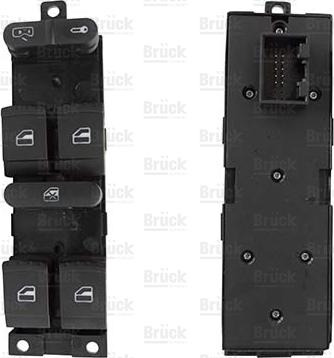 BRÜCK GERMANY 1J4959857D - Releu, actionare geam electric aaoparts.ro