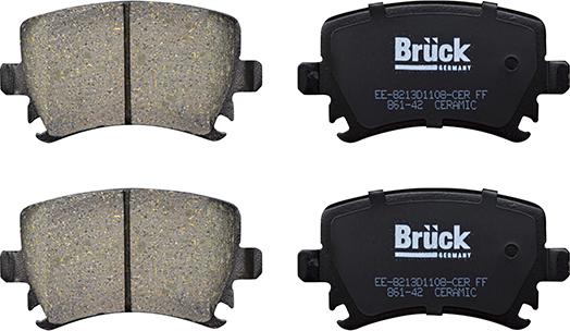 BRÜCK GERMANY EE-8213D1108-CER - Set placute frana,frana disc aaoparts.ro