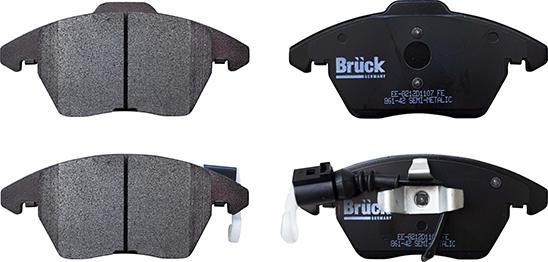 BRÜCK GERMANY EE-8212D1107 - Set placute frana,frana disc aaoparts.ro