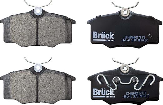BRÜCK GERMANY EE-8284D1173 - Set placute frana,frana disc aaoparts.ro