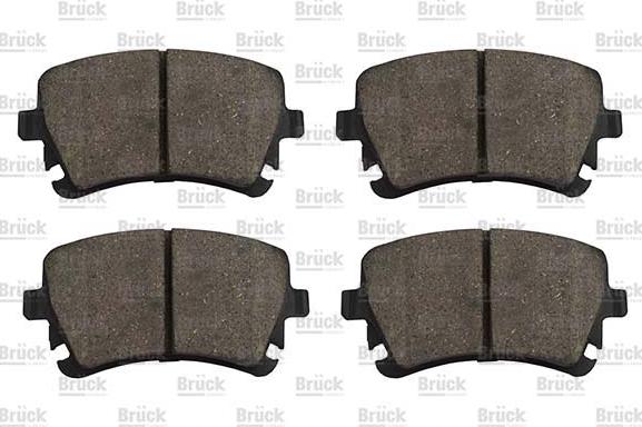 BRÜCK GERMANY EE-7921D1018-CER - Set placute frana,frana disc aaoparts.ro
