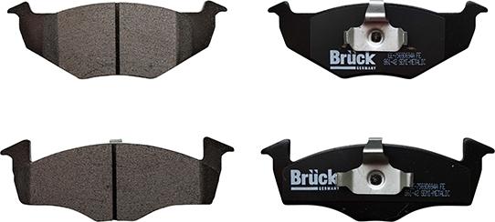 BRÜCK GERMANY EE-7569D694A - Set placute frana,frana disc aaoparts.ro
