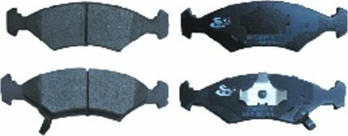 BRÜCK GERMANY EE-7529D649 - Set placute frana,frana disc aaoparts.ro