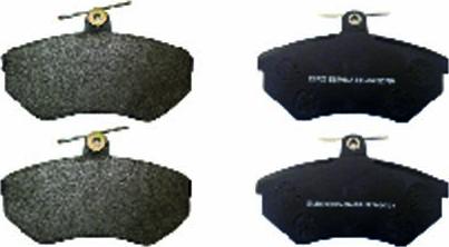 BRÜCK GERMANY EE-7578D704 - Set placute frana,frana disc aaoparts.ro