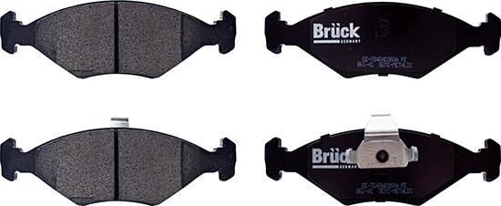BRÜCK GERMANY EE-7242AD350A - Set placute frana,frana disc aaoparts.ro